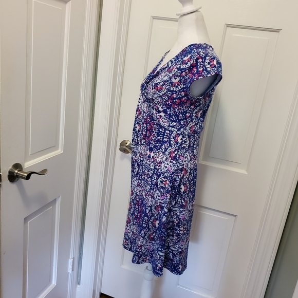 Soybu Colorful Print Knit Dress Size Small, Athlesiure, Comfy Stretchy - Picture 2 of 8